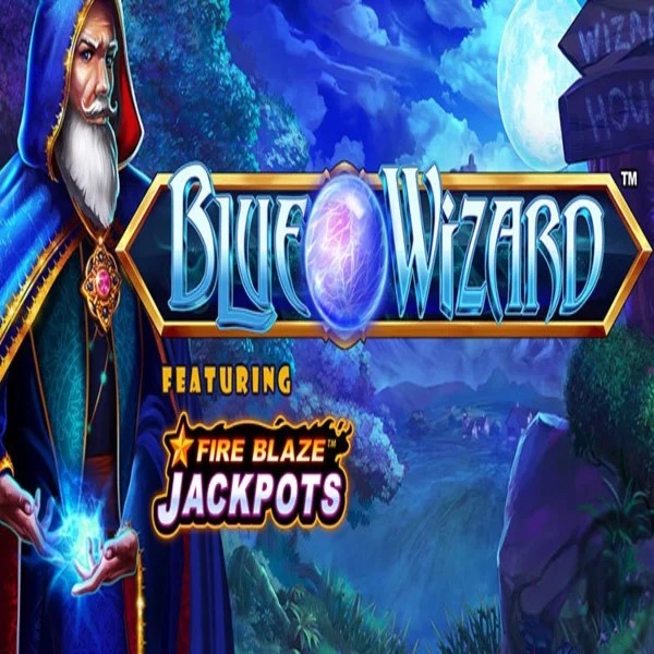 Blue Wizard Fire Blaze Jackpots casino game by Rarestone Gaming – featured logo at IgoBet Casino
