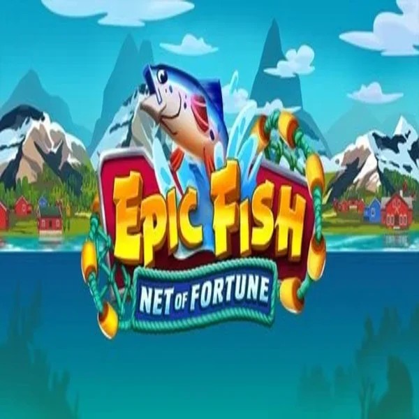 Epic Fish Net of Fortune online game logo by Quickspin on igosbet.nl