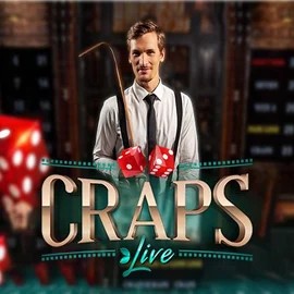 Live Craps slot icon by Evolution, available at IgoBet Casino