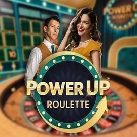 PowerUP Roulette online game logo by Pragmatic Play on igosbet.nl