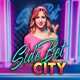 Side Bet City slot logo by Evolution at IgoBet Casino